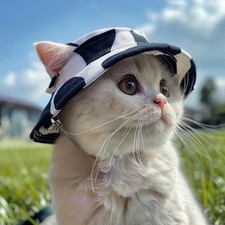 Pet Bucket Hat for Cats  Dogs - Sun Protection, Ear-Friendly Design