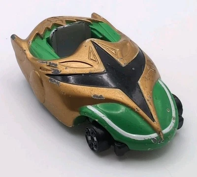 Power Rangers Ninja Storm Green Samurai Action Racer Micro Diecast Car- Rare - Image 1 of 4