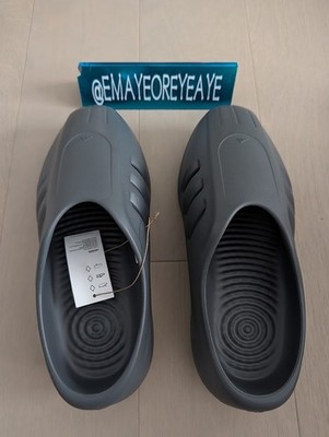 Men Size 15 Adidas Slide Sandals AdiFOM IIInfinity Mule Slip On Gray JI0402 adidas Adifom Iiinfinity Mule Clogs Mens Grey JI0402 Men main image 3