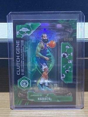 2025-26 Topps Chrome NBA Clutch Gene Green Refractor /99 #CG-15 James Harden