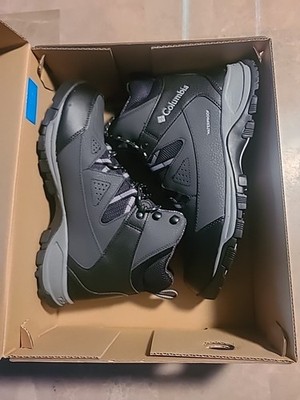 Columbia Liftop III Men\'s Size 12 Waterproof Hiking Boots Omni Heat Black Columbia Liftop III Omni-Heat Winter Hiking Boots Black/Grey  main image 4