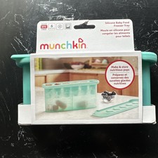 Munchkin Baby Food Freezer Tray   Six  0.25oz serving popsicles  NiP