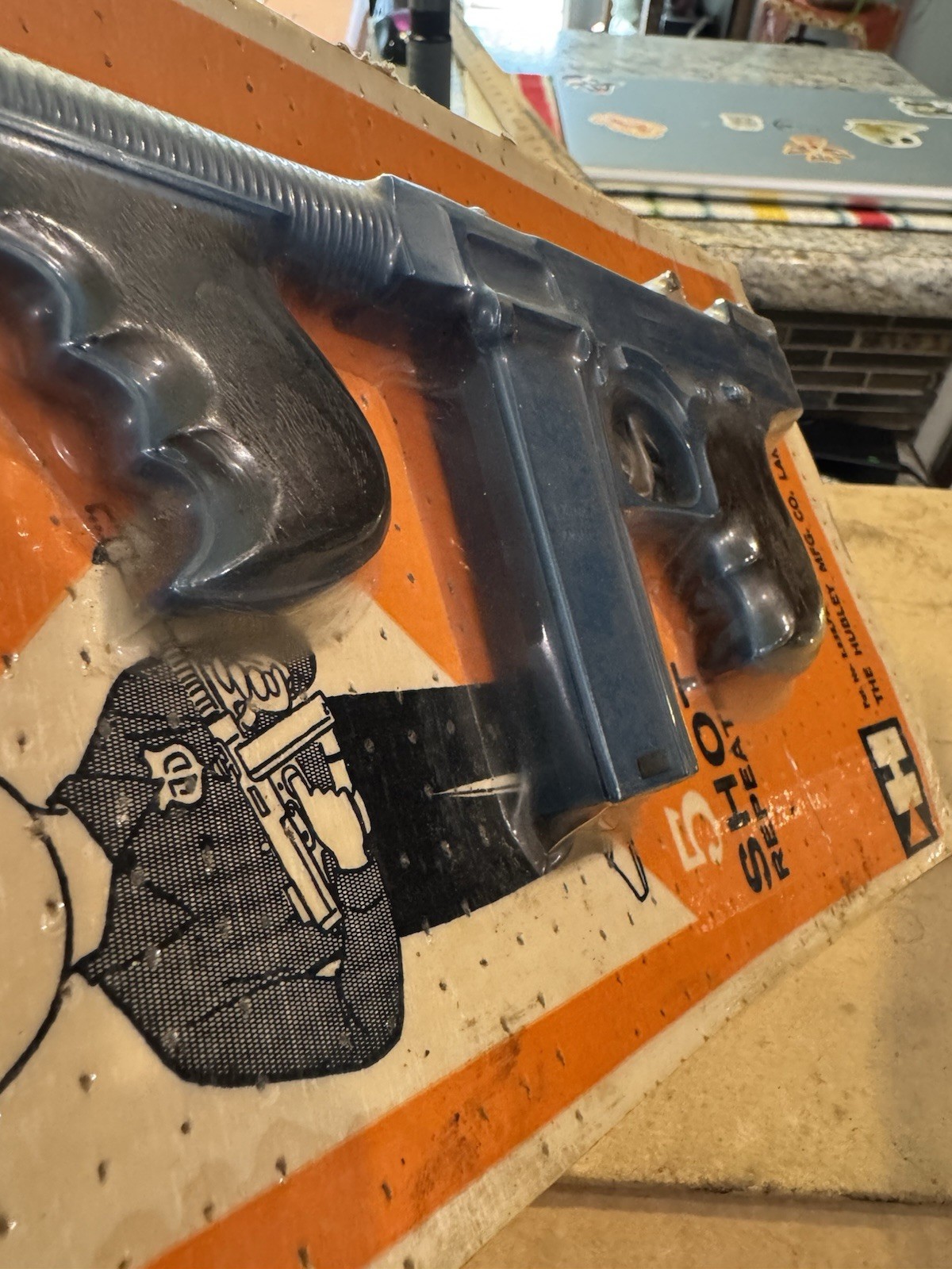 Hubley Li’l Law Enforcer Tiny Tommy 2441 Tommy Gun – Sealed 1950s