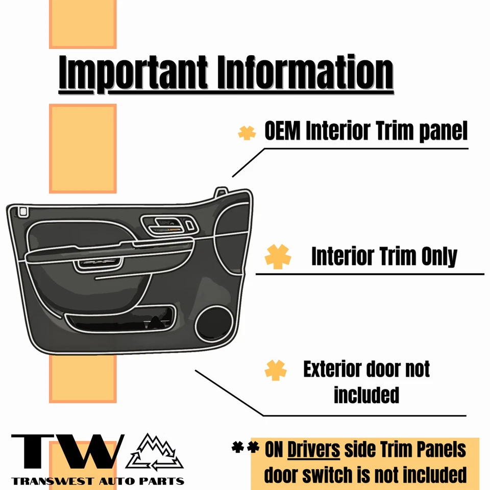 SEQUOIA   2010 Front Door Trim Panel 1326737 Foto 3 de 4