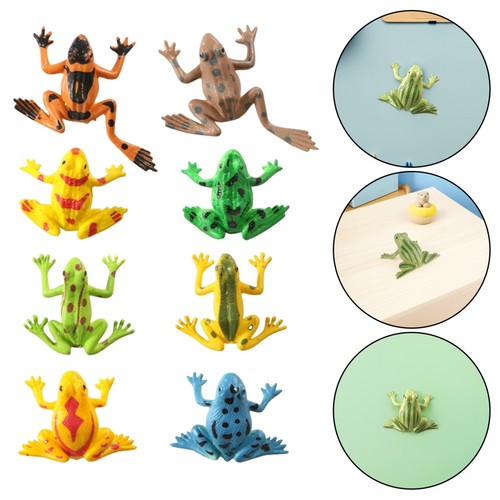 12Pcs Plastic Frogs Toy Simulation Frogs Toys Kids Party Favors for Boys Girls - Picture 9 of 12