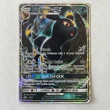 Carta Pokemon Umbreon GX SM36 TCG 2017, 200 CV