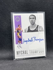 2018 PANINI ENCASED MYCHAL THOMPSON SCRIPTED SIGNATURES #34/99 LAKERS Auto
