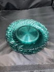 Jeannette Ultramarine Depression Swirl Dinner Plate Glass 9" Set Of 6
