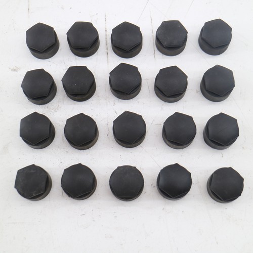2022 Audi S3 Wheel Lug Bolt Cap Set of 20 Non-Locking Black OEM 4M0601173E
