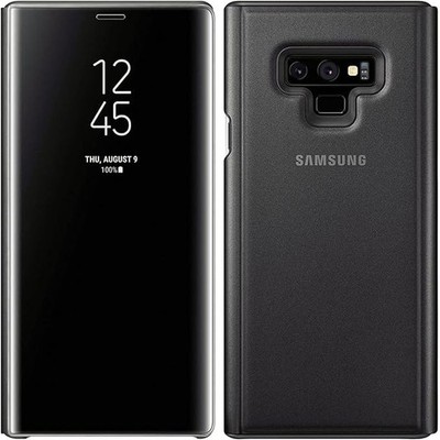 Original Samsung Galaxy Note 9 Clear View Standing Cover Schwarz SC-01L