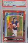 2024 Donruss Optic Caleb Williams #201 Red Hyper, Rated Rookie
