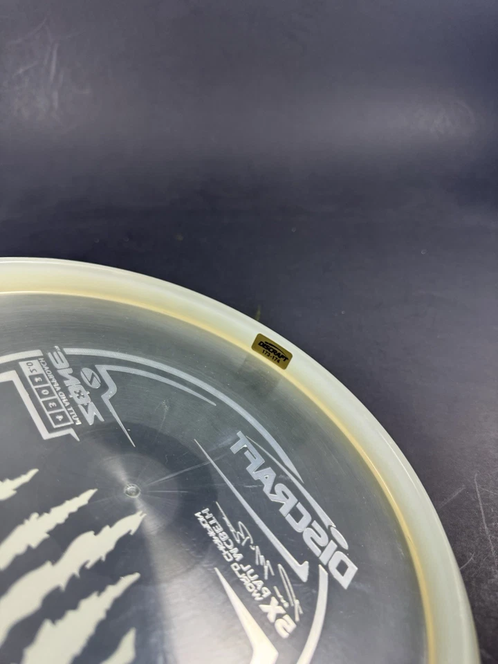 NEW Discraft Clear Z Zone 173-4g 5x Claws -Wonder Bread - Paul McBeth Rare 🔥 - Image 4 of 4