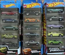Hot Wheels Fast & Furious 5 Car Sets - Lot of 3 sets