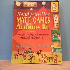 Math Games Activities Kit, Ready to Use, Grades 3-8, Help to Meet Math Standards