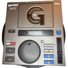 Gemini CDJ-1100 Professional CD Player DJ Equipment Digital Output w power chord