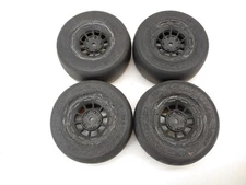 BALD/SLICKS: 4x Proline Electron SC 10108 1/10 Short Course Truck Tires & Wheels