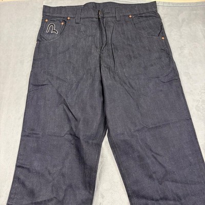 Y2K Evisu Genes Mens 38x32 Private Stock Maniac Embroidered Pocket Jeans NEW TAG