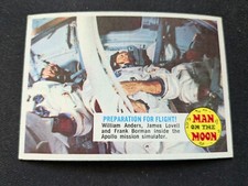 1969 Topps Man On The Moon Card # 27A Preparation for Flight (VG/EX)