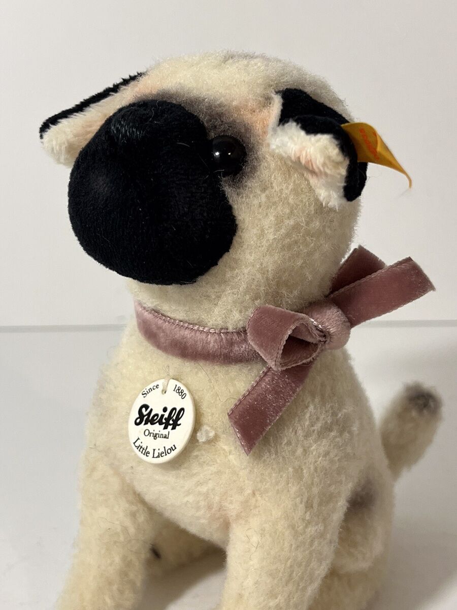 Steiff Classic Little Lielou Pug Dog Puppy Plush 6 Inch Made Steiff Classic Little Lielou Pug Dog Puppy Plush 6 Inch Made