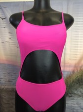 Womens One Piece Swimsuit Size Large Pink New Without Tags