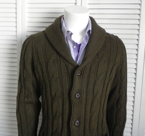 NEW Mens SIZE L ALPACA Olive Green 