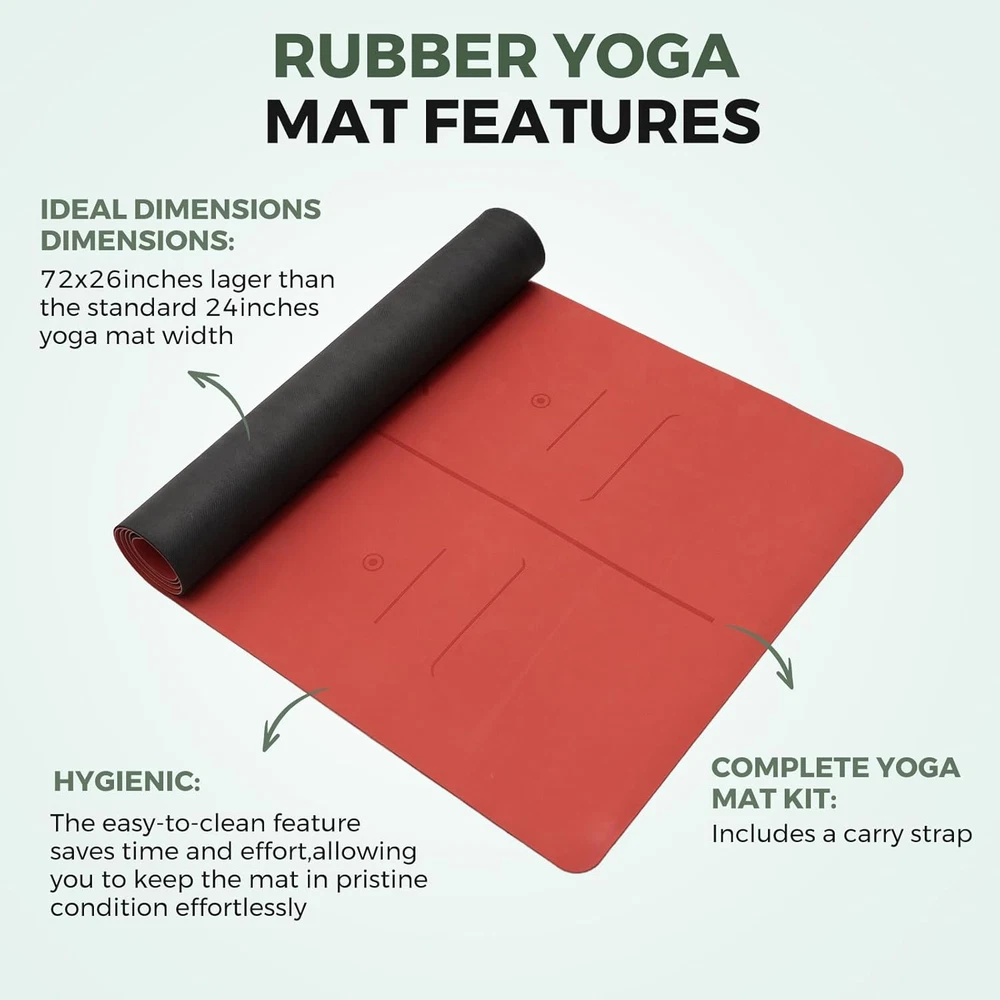 Non-Slip Yoga Mat with Carrying Strap for Home Yoga Pilates and Meditation Non-Slip Yoga Mat with Carrying Strap for Home Yoga Pilates and Meditation