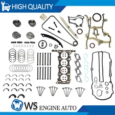 Head Gasket Set Timing Chain Kit Piston For 2011-2016 Chevrolet Buick 1.4L Turbo