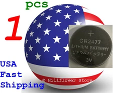 1 pcs CR2477 2477 TT LM2477 BR2477 Bulk 3V Top Quality Lithium Battery