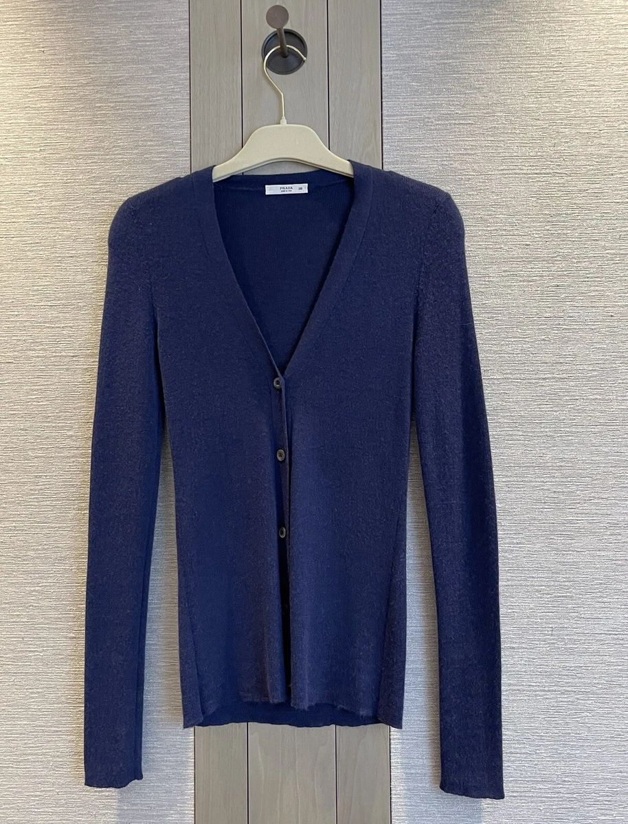Royal blue cropped cardigan cheap