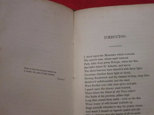 1840 CAMBRIDGE PREISGEDICHTE / ANMERKUNG / CHARLES DE LA PRYME: BEZIEHUNG ZU MR. THACKERAY - Bild 11 von 12