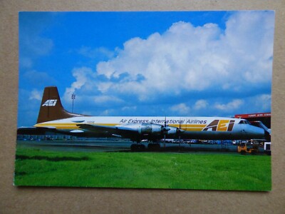 AIR EXPRESS INTERNATIONAL AIRLINES CANADAIR CL-44 N122AE