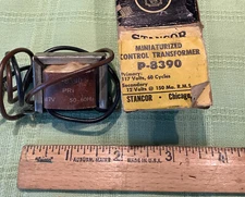 Stancor P-8390 NOS Mini Control Transf. 12v 150ma Output 117v Input
