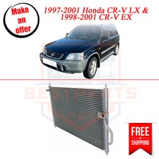 A/C Condenser, 80110ST7A21 for 1997-2001 Honda CR-V / 1994-2001 Acura Integra