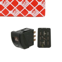 febi Warnblinkschalter + Kontrollleuchte FüR Opel Corsa B S93 Tigra S93 Combo