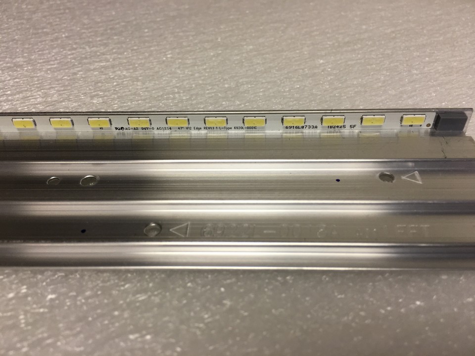 100% nouveau 2 pièces/Kit bandes LED pour 47 TV PANA SONIC TC-L47E50