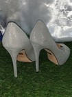 Badgley  Mischka Women’s FORMAL silver pumps / WEDDING shoes size 7.5 — photo 6