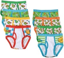Teenage Mutant Ninja Turtles 8 PC Briefs Underwear Boy Size 6