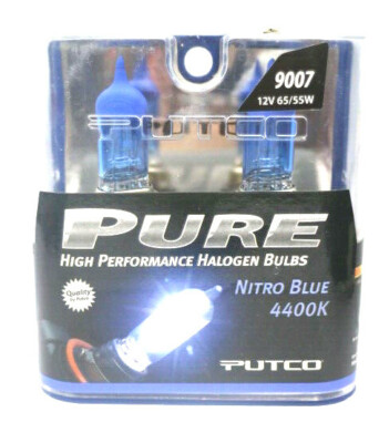 PUTCO 239007NB PURE HIGH PERFORMANCE HALOGEN BULBS NITRO BLUE 4400K 12V 9007