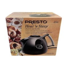 Presto Heat 'N Steep Electric Tea Kettle New In Box