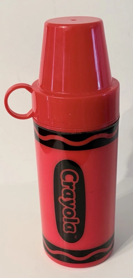 "Termo aislante Crayola rojo 9"" de alto" Foto 2 de 4