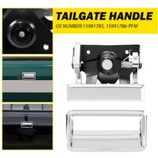 Chrome Tailgate Tail Gate Handle Bezel For Chevy Ck 1500 2500 3500 Truck Us