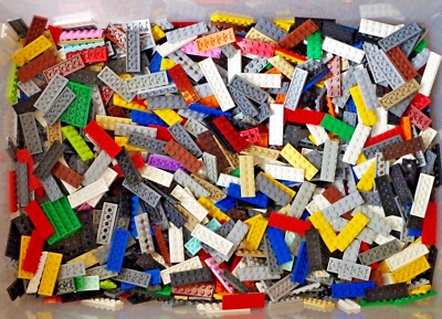 Authentic LEGO Bulk Lot of 100 Random 2x6 Plates Flat Huge Inventory STEM # 3795