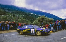 Colin McRae Derek Ringer Subaru Legacy 1993 WRC Rally Motor Racing Old Photo 5
