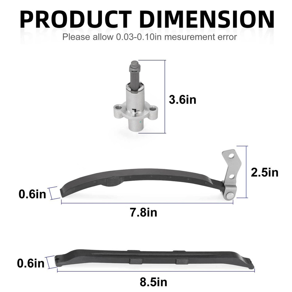 Cam Timing Chain Guide Tensioner for Yamaha YFM250 Bear Tracker /YTM225 ...