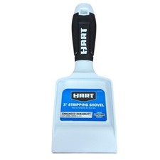 HART 3-inch STRIPPING SHOVEL | STAINLESS-STEEL TIPPED BLADE | Paint Scraper Tool