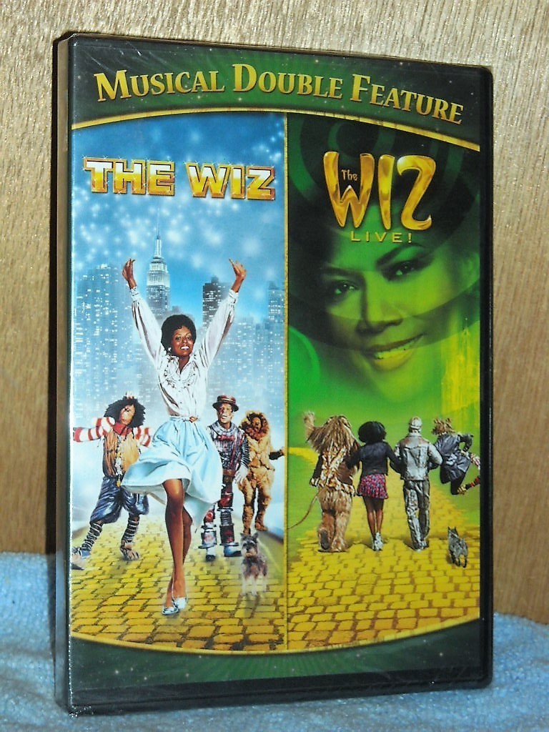 The Wiz/The Wiz Live (DVD, 2017, 2-Disc) NEW Diana Ross Michael