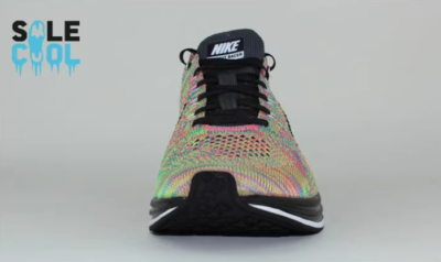 ?NIKE FLYKNIT ?RACER ?MULTICOLOR Rainbow US 526628-004 Version 1 2013. Size 12 NIKE FLYKNIT RACER  main image 3
