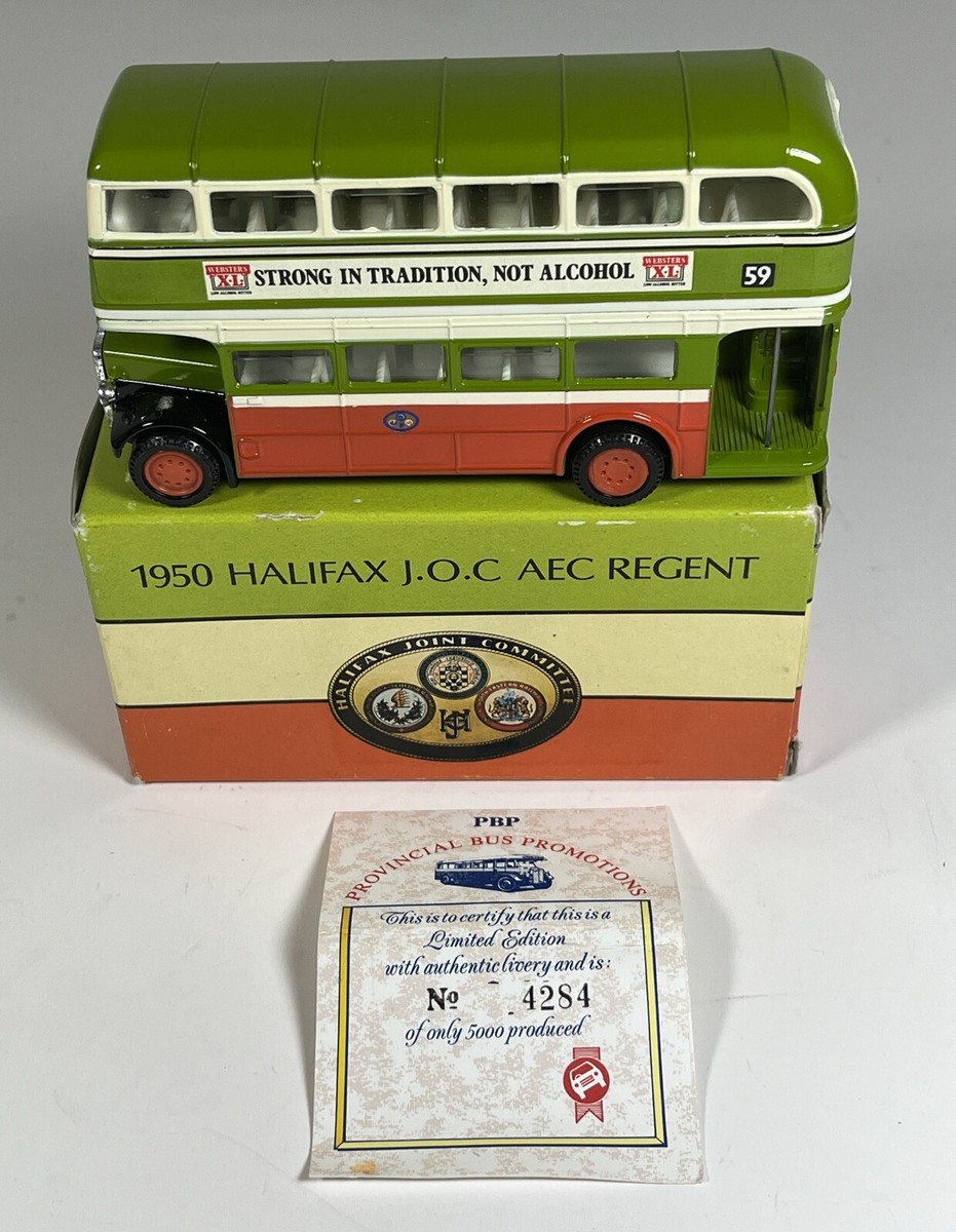 corgi箱入り Corgi 1950 Halifax J.O.C AEC Regent Bus Limited Edition W Box
