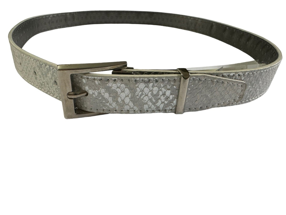 Women\'s faux snake leather belt Style Co women Faux snake Stretch Belt Brown M/L | eBay main image 4