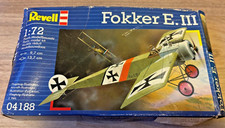 Revell Modellbausatz Fokker E.III, Maßstab 1:72 – Detailreiches Flugzeug-Modell (Level 3)